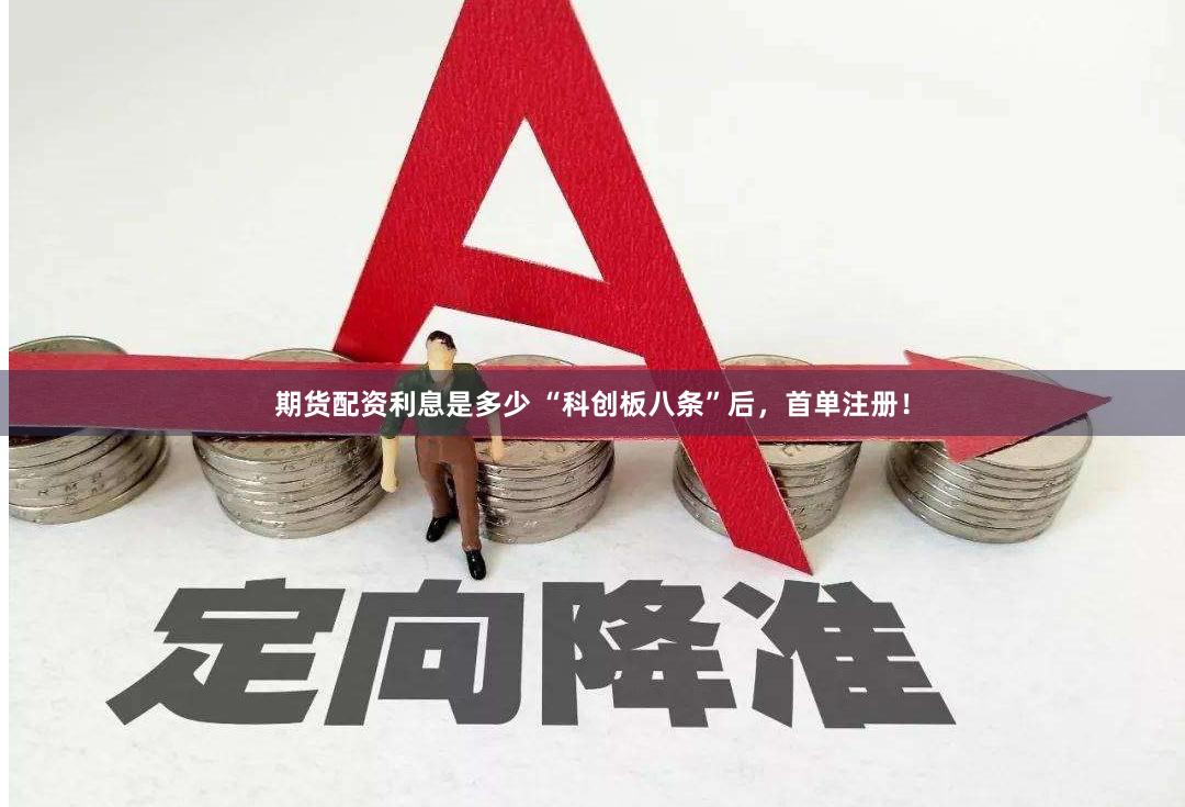 期货配资利息是多少 “科创板八条”后，首单注册！
