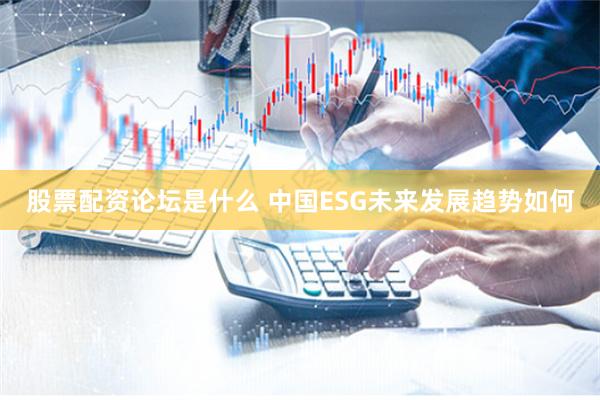 股票配资论坛是什么 中国ESG未来发展趋势如何